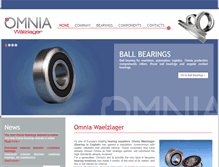 Tablet Screenshot of omniabearings.com